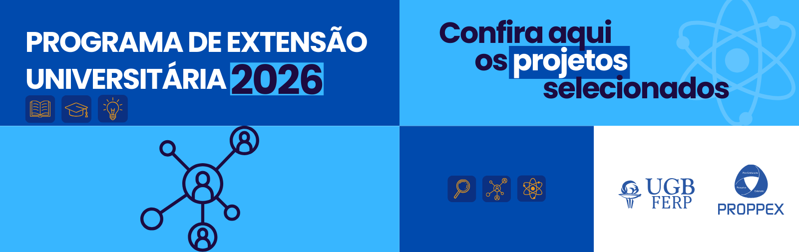 Projetos selecionados PEU